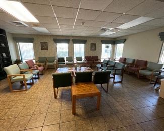 Many waiting room/exam room tables $25 each  and chairs $25 each