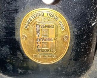 Antique Best Built Sewing Machine and Cabinet Table.