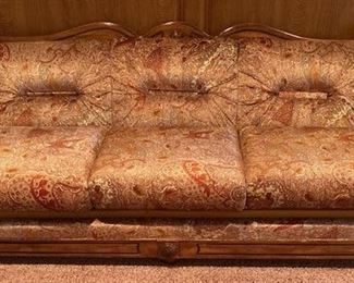 Vintage MCM Solid Wood and Upholstry Sofa. GREAT CONDITION.