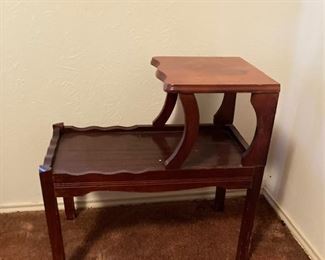 Vintage Side Step Table.