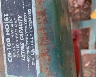 Carolina Shophand 4000 Engine Hoist.