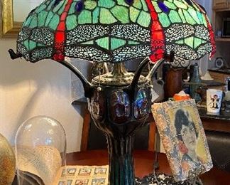 Tiffany style lamp