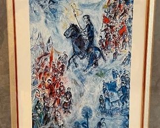 Marc Chagall signed Serigraph