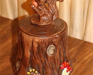 Squirrel Cookie Jar