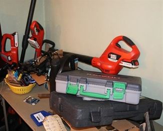 Black & Decker Battery operated Yard Tools