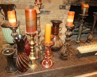 Decorative candleholders.