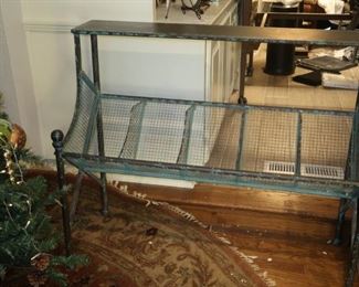 Antique style rack for your vegetables like onions and potatoes, sweet potatoes, etc. Or for whatever else you’d like to put on there.