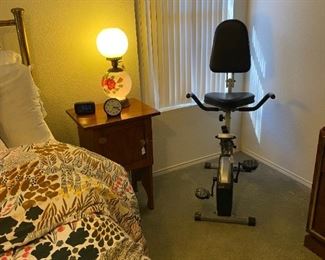 Lamp and Exercise Bike Sold