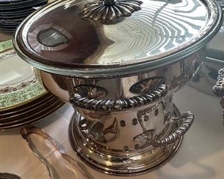 silverplate chafing dish