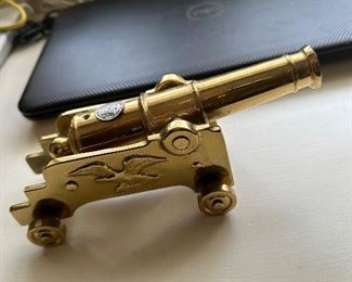 Brass cannon