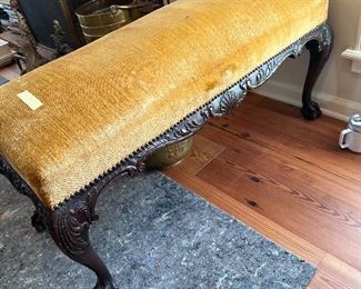 Fine Chippendale Bench