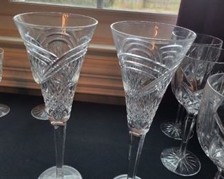 Pair of Waterford crystal Celebrations Dreams flutes