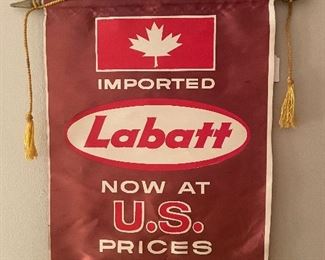 Vintage Labatt Banner