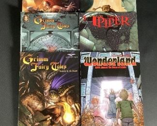 Zenescope: Grimm Fairy Tales #1, 5; Beauty And The Beast; Pinocchio; The Piper #3; Wonderland Annu...
