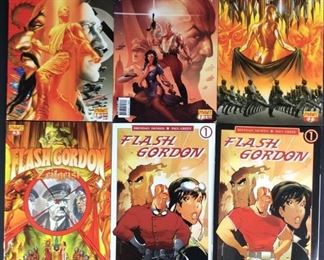 Dynamite: Flash Gordon: Zeitgeist #1-2,5; Ardden: Flash Gordon #1, 3-4, 6; Invasion Of The Red Sword #3-6