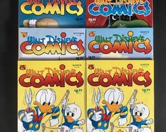  Walt Disney's Comics #604-605, 607-610
