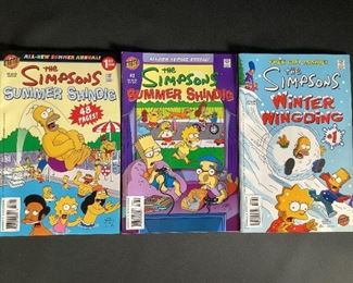 The Simpsons Summer Shindig #1-2; Winter Wingding #1