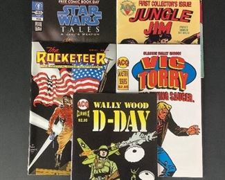 Papercutz: The Hardy Boys #3; Star Wars Tales Free Comic Book Day; The Rocketeer; Wally Wood D-D...