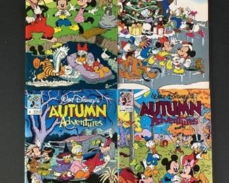  Walt Disney's Holiday Parade #2; Summer Fun #1; Autumn Adventures #1-2