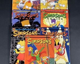Bongo Comic Group: Simpsons Comics No. 1-7 First Collector's Issue
