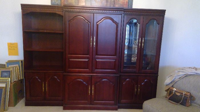 Bassett Cherrywood Wall Unit