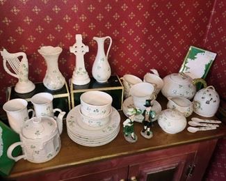 collection of Belleek china