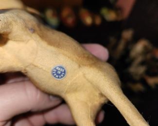 vintage paper mache Christmas & Easter from Germany, also vintage ornaments