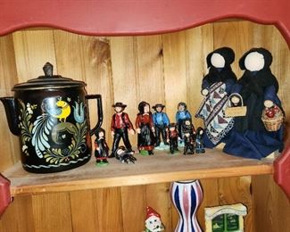 lead Amish figures