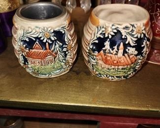 German Tyrolean cigarette set, back