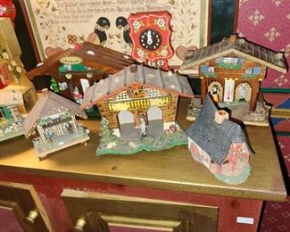 vintage Wetterhauschen hygrometers