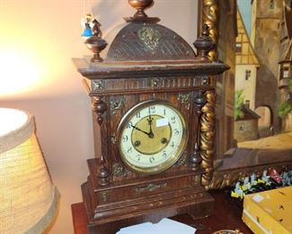 Antique German mantle clock by Junghans