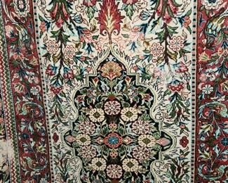 closeup of previous rug