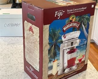 MARGARITAVILLE FIJI  |  Margaritaville Fiji Frozen ConcoctionMaker; programmed for "PERFECT Ritas, Daiquiris, Slides & Smoothies" - l. 17 x w. 10 x h. 21 in. (box)
