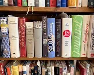 1500 or so cookbooks! Really! It’s an incredible collection and covers all subjects.