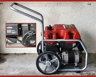 Briggs and Stratton 5550 Watts Generator in working condition 