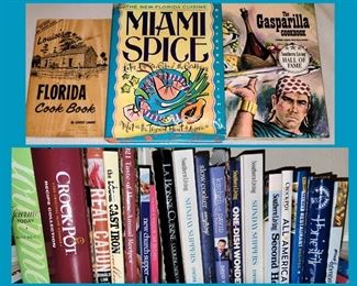 Good Selection of Cookbooks including Some Vintage Local Cookbooks; there are more!