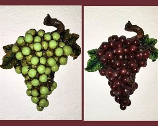 Ceramic Grape Wall Art 