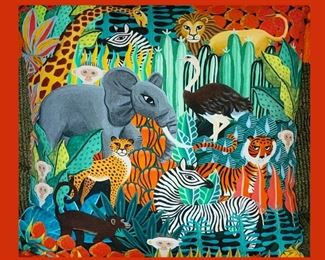 Very Cute Jungle Animals Pillow