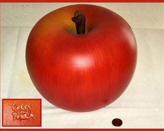 Large Signed Apple