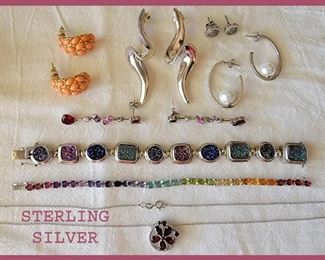 Pretty Sterling Silver Pieces 