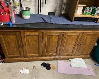 Wood buffet 
