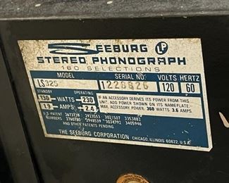 Seeburg Model LS325