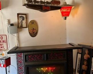 The lights change to the beat of the music!