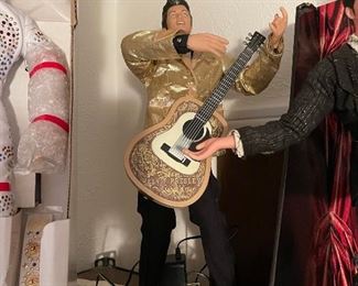 Musical Elvis Gold Jacket and Black Pants