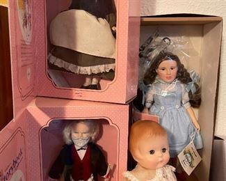 Effanbee Judy Garland as Dorothy 1984, Auntie Em FB1155, The Wizard of Oz FB1171