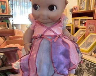 2008 Limited Edition Danbury Mint 100th Anniversary Kewpie Doll 30" Girl with stand and box