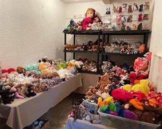 Here it is! The Beanie Room all with ID tags and tush tags