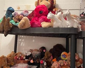 Large and Small Beanie Babies