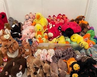 Lots more Beanie Babies