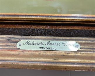 Nature's Inner Glow by Dalhart Windberg ID plate